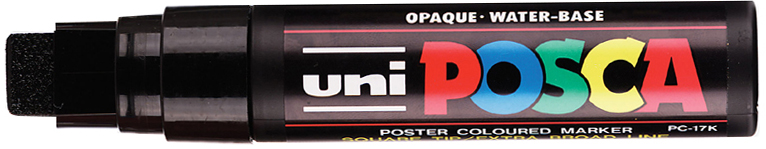 POSCA Marqueur à pigment PC-17K, noir