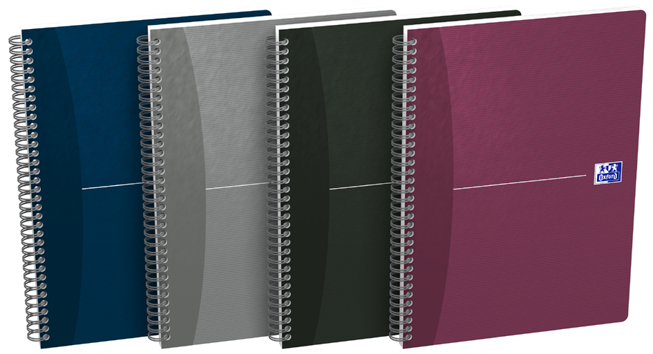 Oxford Carnet à spirale 'Essentials' B5 180 pages, pointillé