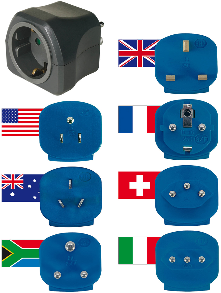 Adaptateurs secteur de voyage
