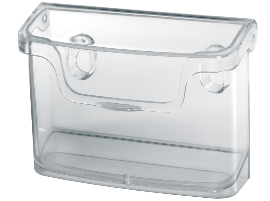 sigel support mural de cartes de visite 'acrylic, transparen