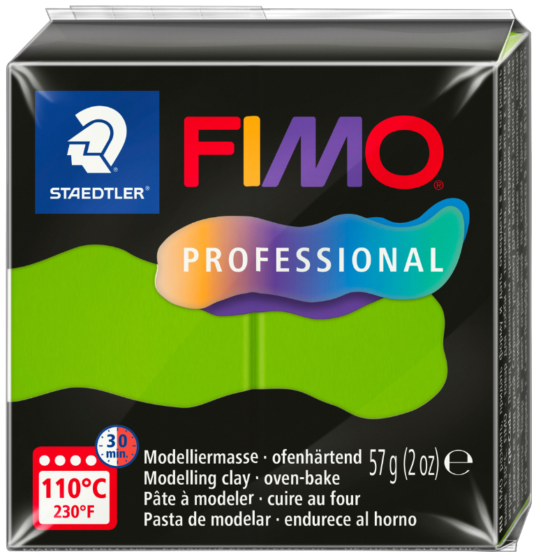 FIMO PROFESSIONAL Pâte à modeler, 57 g, vert clair