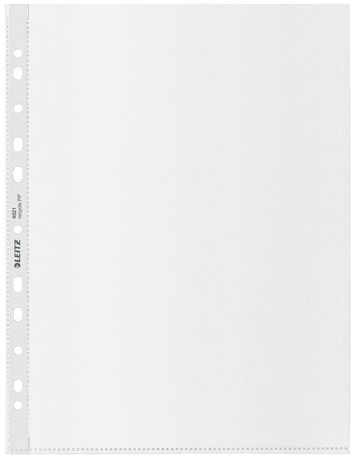LEITZ Pochette perforée Recycle, A4 Maxi, PP, grainé