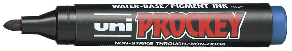 uni-ball Marqueur permanent PROCKEY PM-122, bleu