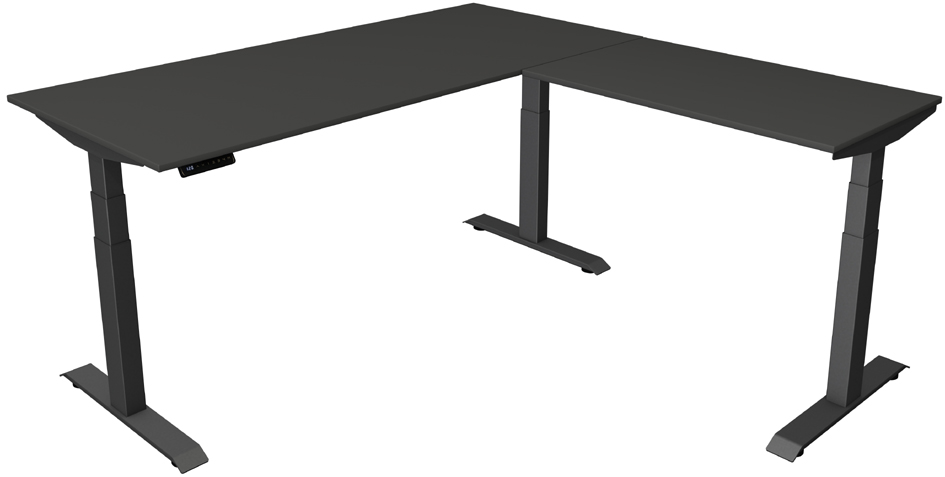 kerkmann Bureau réglable en hauteur Move 4 avec extension