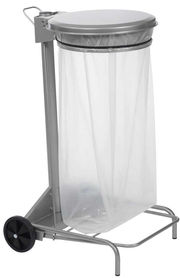 Supports mobile sac poubelle, roulettes