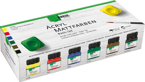 Sets de peinture acrylique, flacon