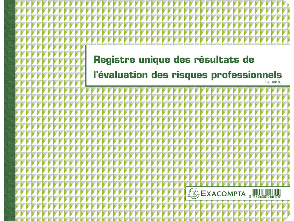 EXACOMPTA Piqûre 'Registre unique des résultats de ...