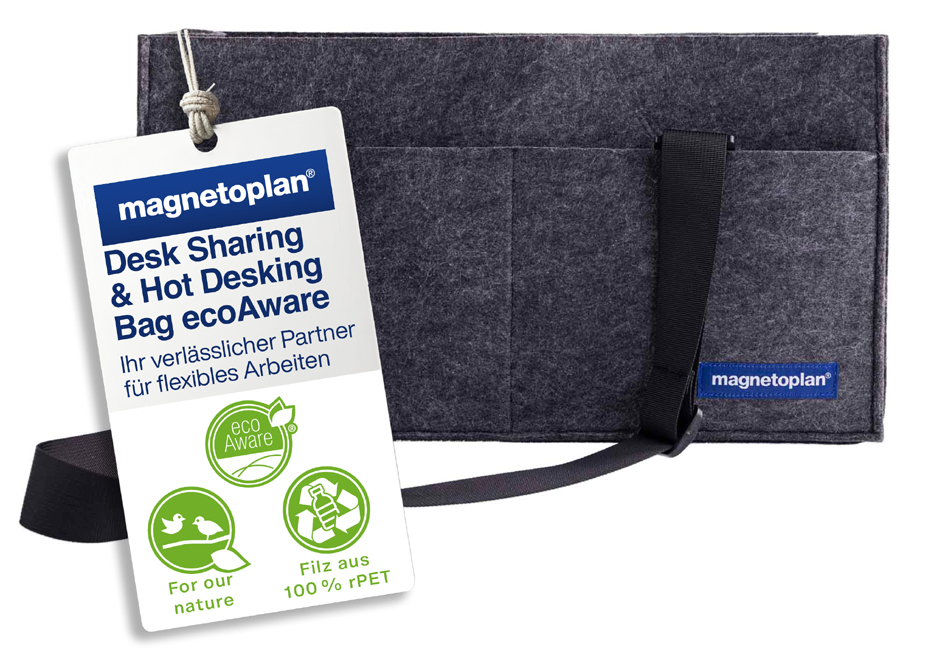 magnetoplan Sacoche en feutre Desk Sharing Bag, anthracite