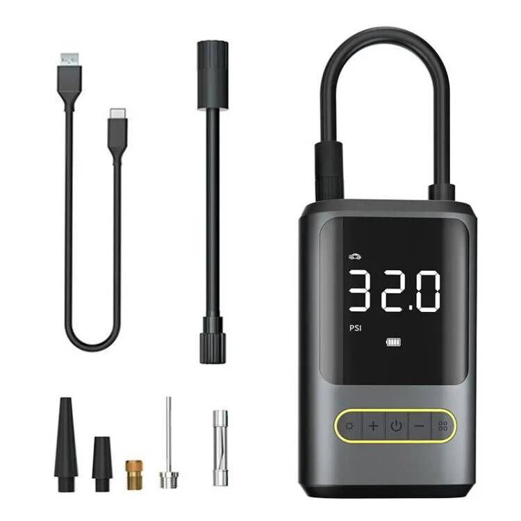 Mini compresseur à batterie avec powerbank, incl. accessoires