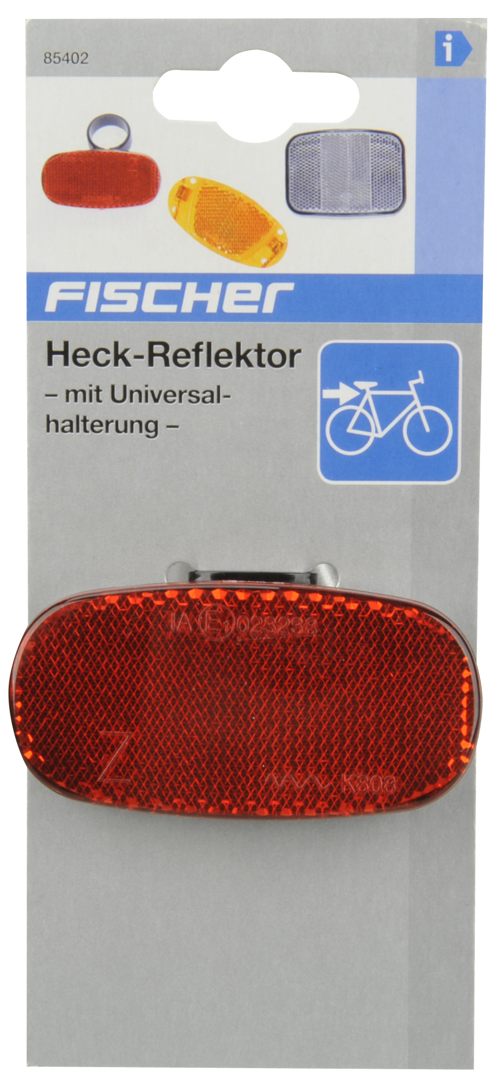 Réflecteur pour vélo, emballage blister