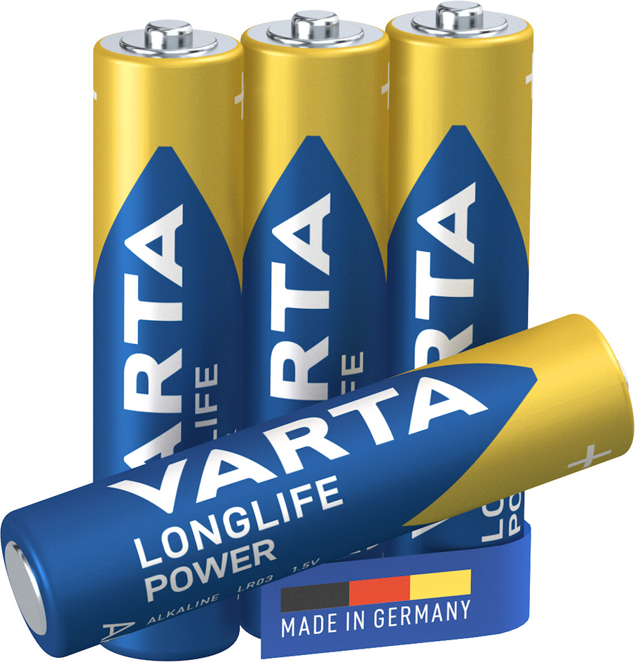 VARTA Pile alcaline Longlife Power, Micro (AAA/LR03)