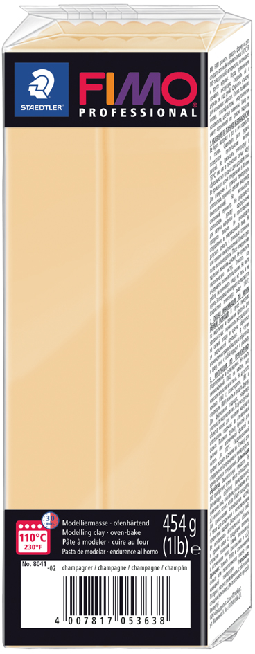FIMO PROFESSIONAL Pâte à modeler, 454 g, champagne