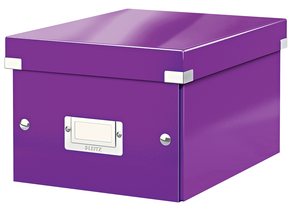 LEITZ Boîte de rangement Click & Store WOW, A5, violet