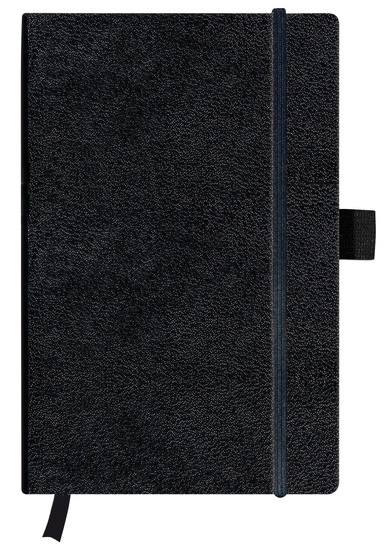 herlitz Carnet my.book classic A5, quadrillé,192 pages, noir