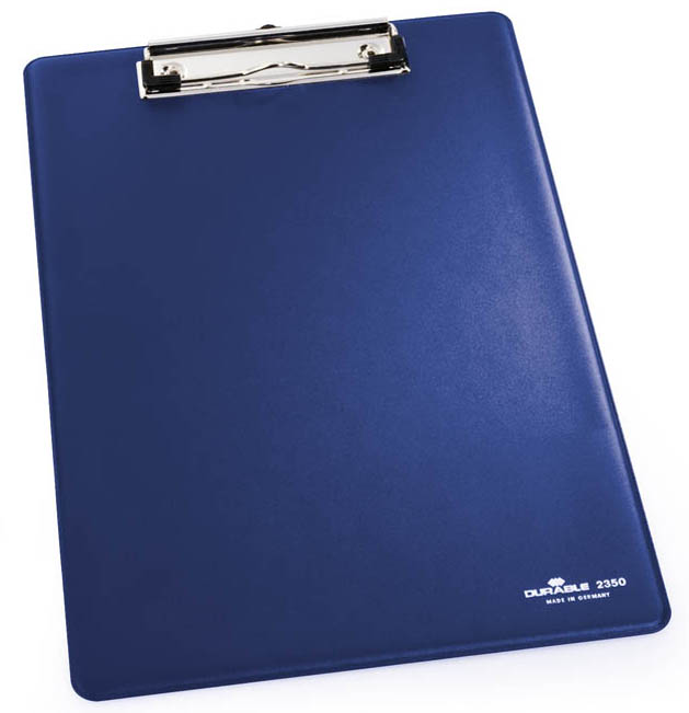 DURABLE Porte-bloc, A4, avec pochette, bleu