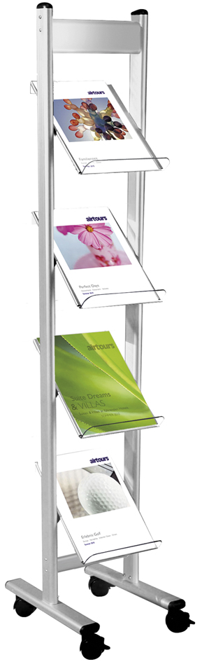 kerkmann Présentoir à brochures Ecoline, pour 4 x A4