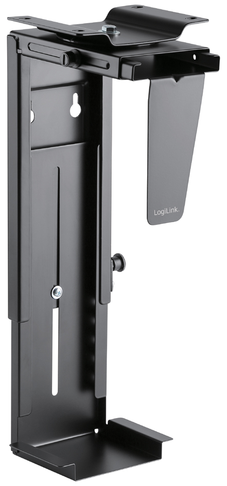 LogiLink Support CPU, métal, pivotant & coulissant, noir