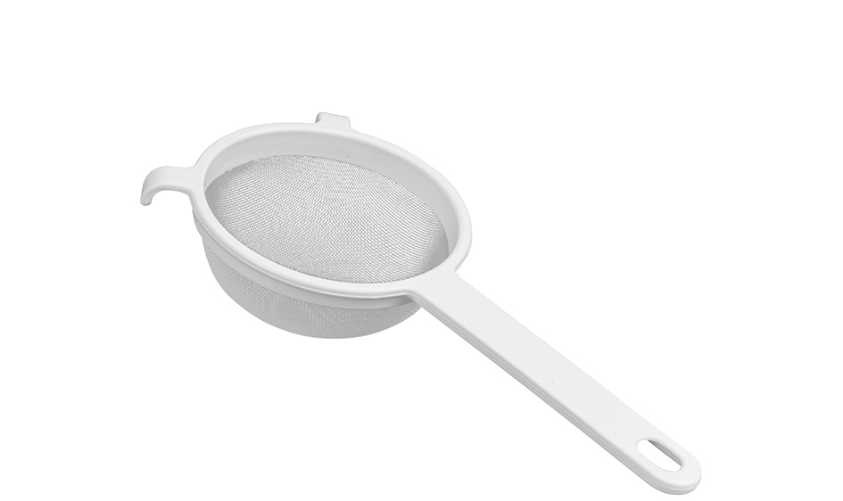 metaltex Passoire en plastique, fin, diamètre: 100 mm, blanc