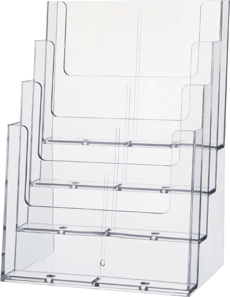 Porte-brochures de table, format A4