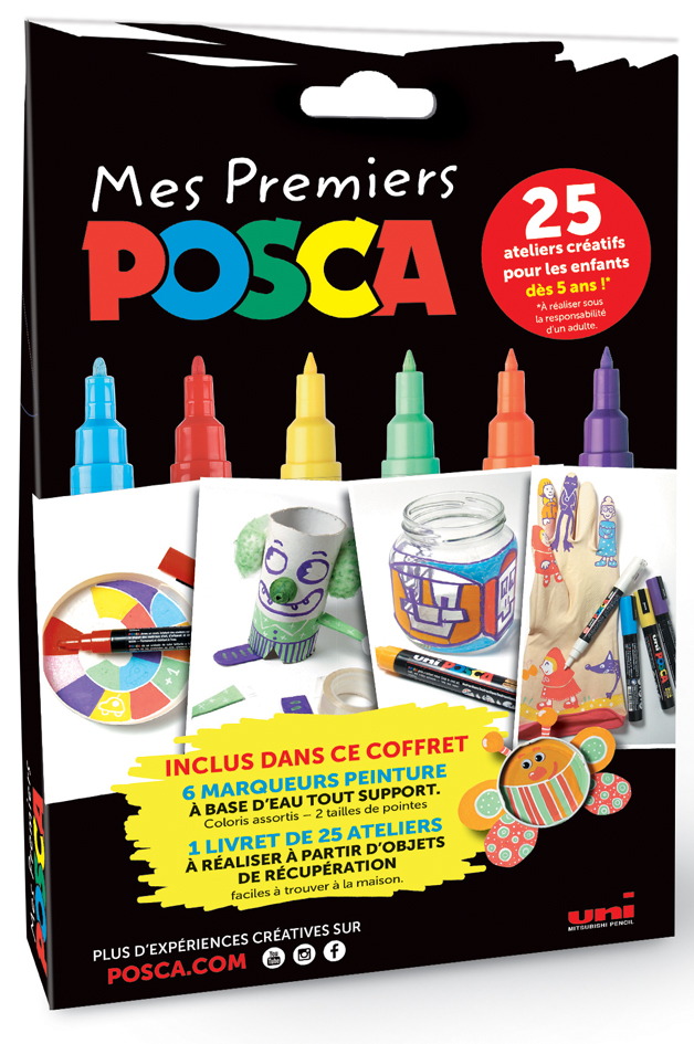 POSCA Marqueur à pigment 'Mes Premiers POSCA', set de 6
