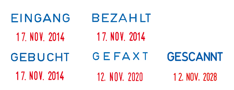 COLOP Coussinet encreur de rechange E/10/2, bleu/rouge,