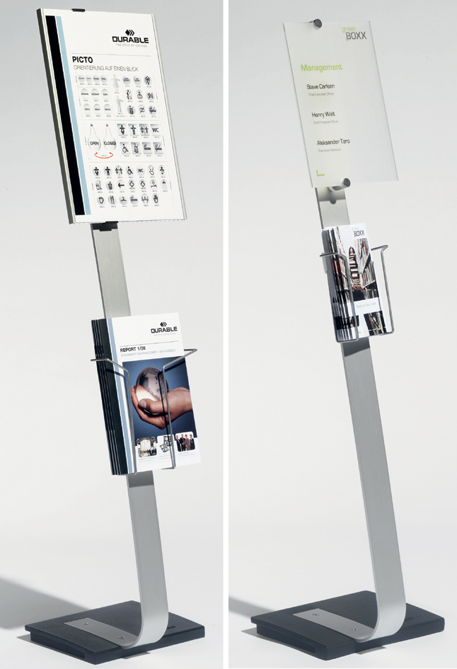 Porte-brochures, exemple d'utilisation