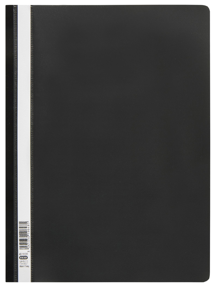Oxford Chemise à lamelle, A4, PP, noir