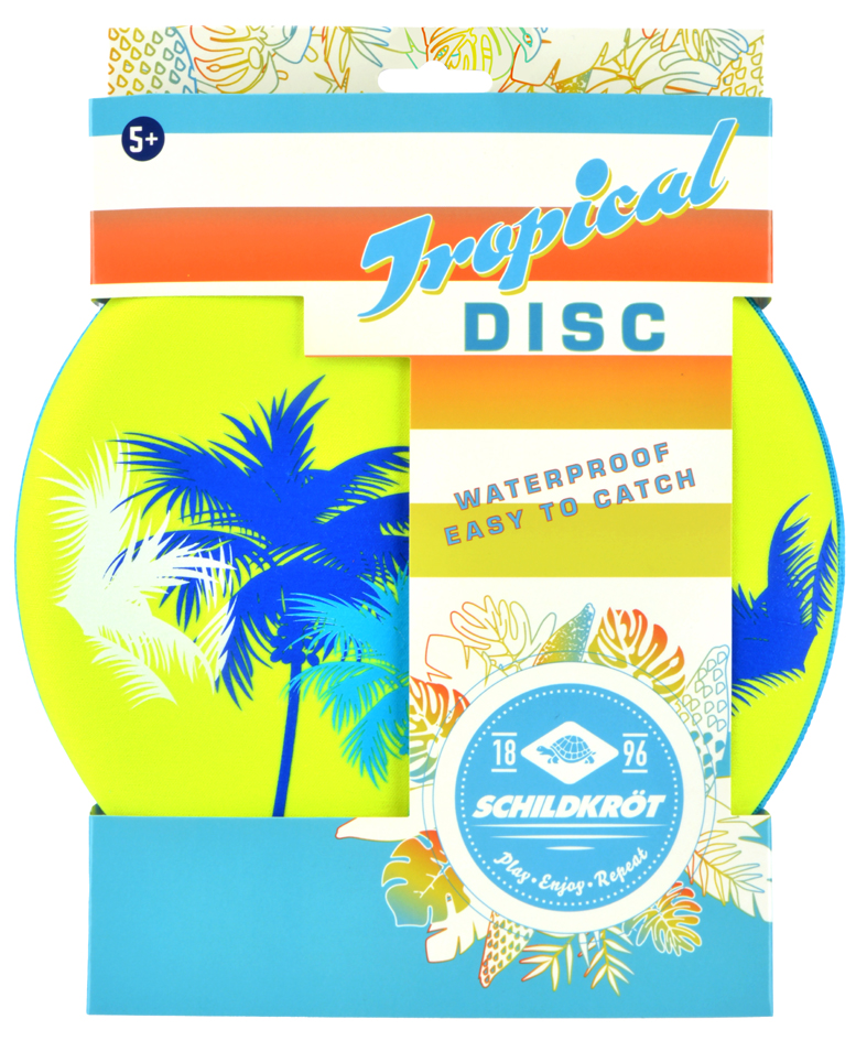 Visuel de référence : Disque à lancer en néoprène Tropical, emballage