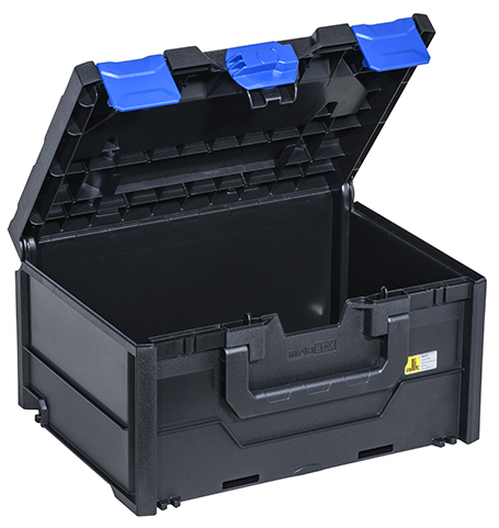 allit Boîte de rangement EuroPlus MetaBox 215, noir/bleu