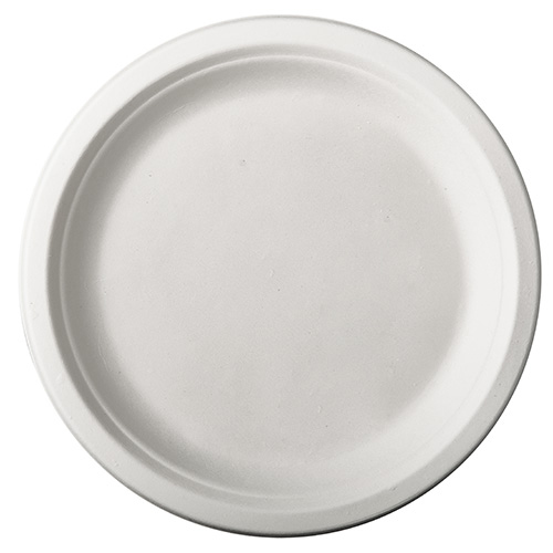 PAPSTAR Assiette en canne à sucre 'pure', rond, 180 mm