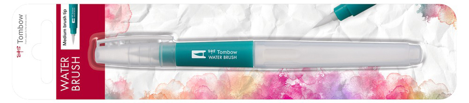 Tombow Pinceau à réservoir d'eau, moyen, blister