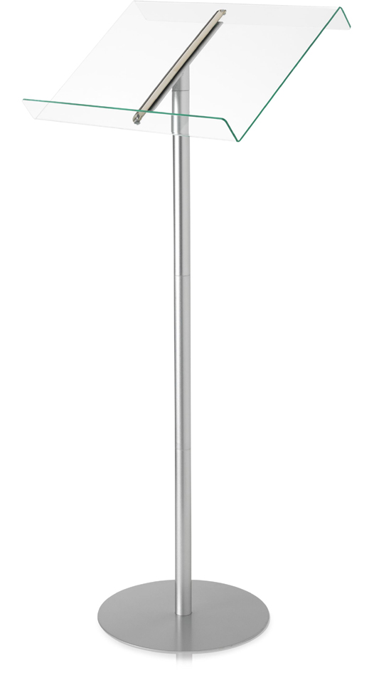 deflecto Pupitre, transparent/argent