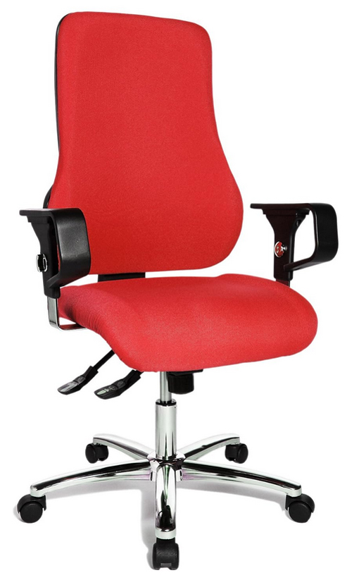 Topstar Fauteuil de bureau 'Sitness 55', rouge-ferrari