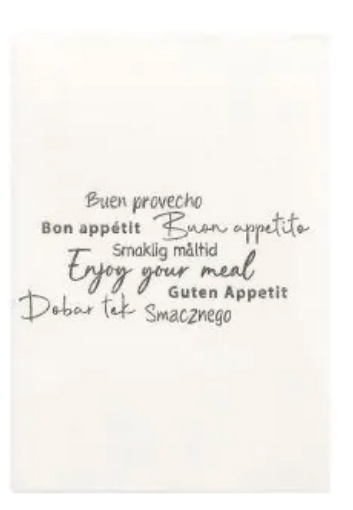 Serviette pour snack "DAILY Collection", blanc