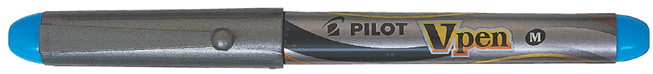 PILOT Stylo plume V-Pen Silver, turquoise