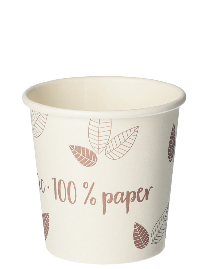 PAPSTAR Gobelet en carton 'pure' ZERO, 0,1 l, beige/lilas