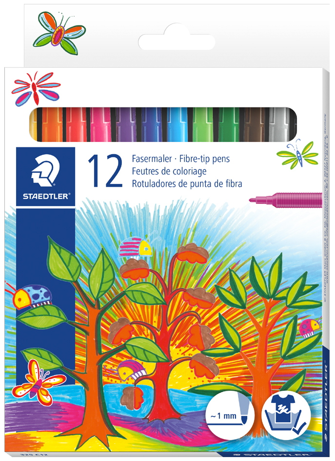 Feutres de coloriage, set