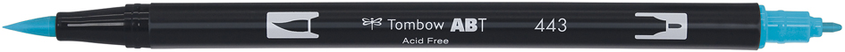 Tombow Feutre double pointe 'DUAL BRUSH PEN ABT', turquoise