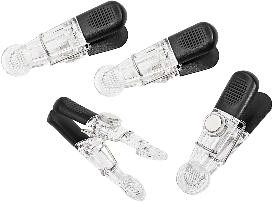 Aimants, clips