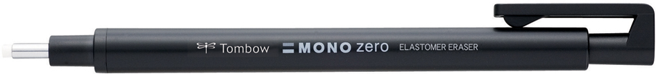 TOMBOW Stylo-gomme 'MONO zero', pointe ronde, noir