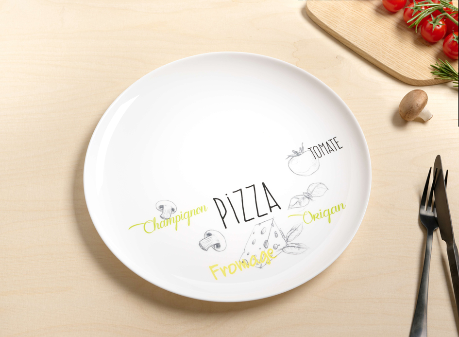 Assiettes pour pizza