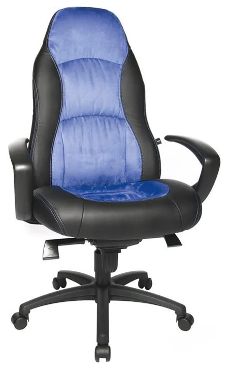 Topstar Fauteuil de direction 'Speed Chair', noir/bleu