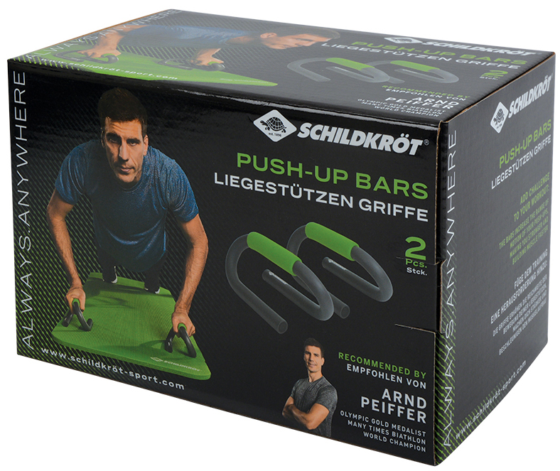 Poignées pour pompes Push Up Bars, emballage