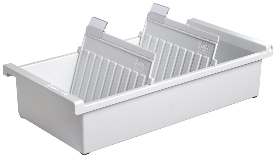 Bacs à fiches, plastique