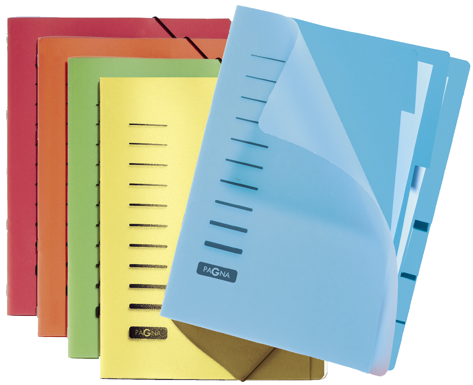 PAGNA Trieur, A4, PP, 6 compartiments, assorti