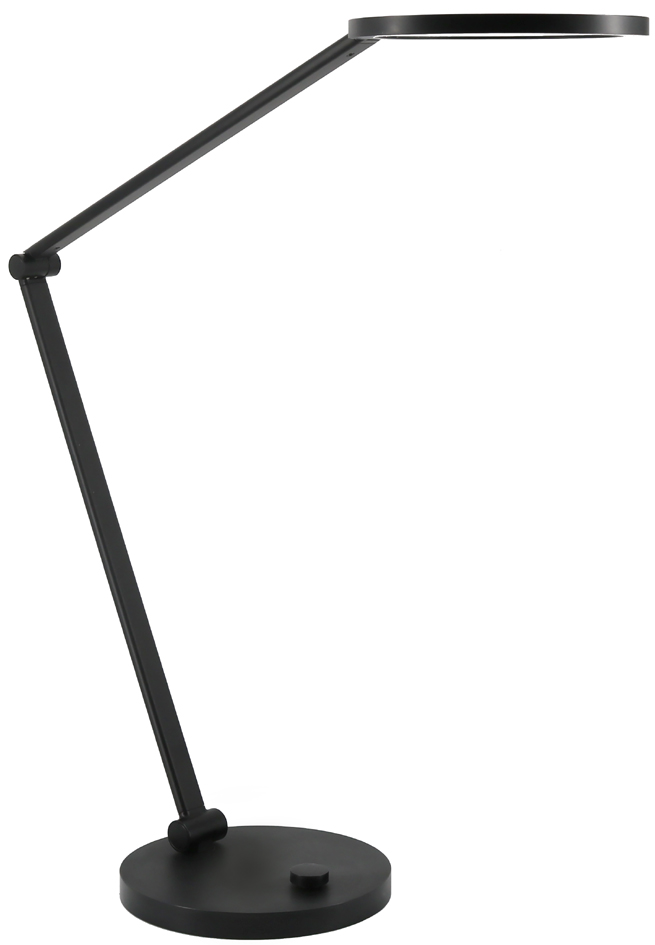 UNiLUX Lampe de bureau à LED OMEGA, sur pied, noir