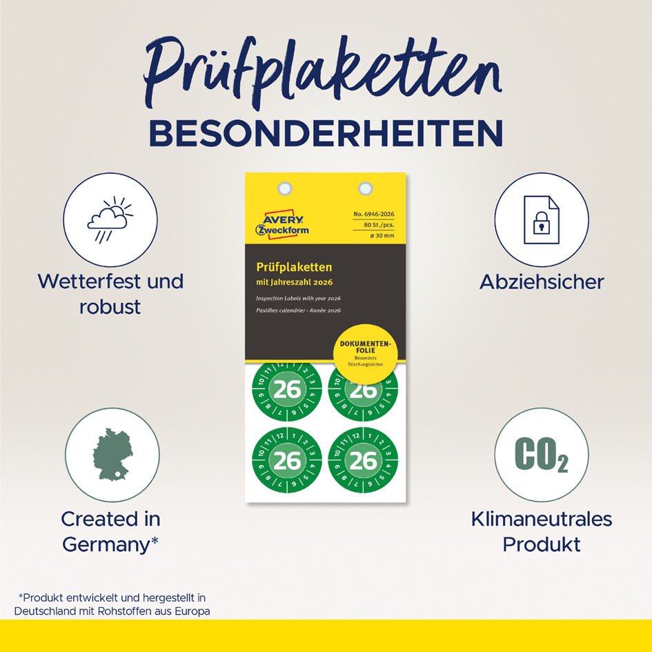 Aufdruck: Jahreszahl