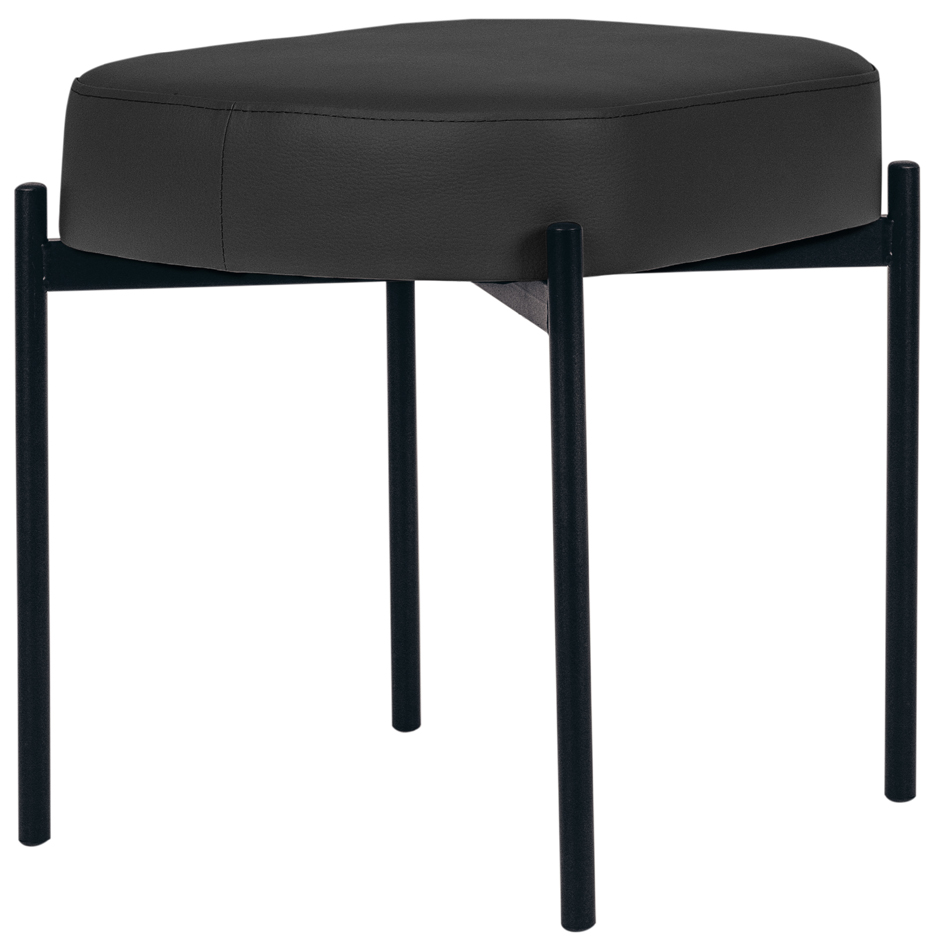 PAPERFLOW Banc oval GAIA, taille S, habillage similicuir