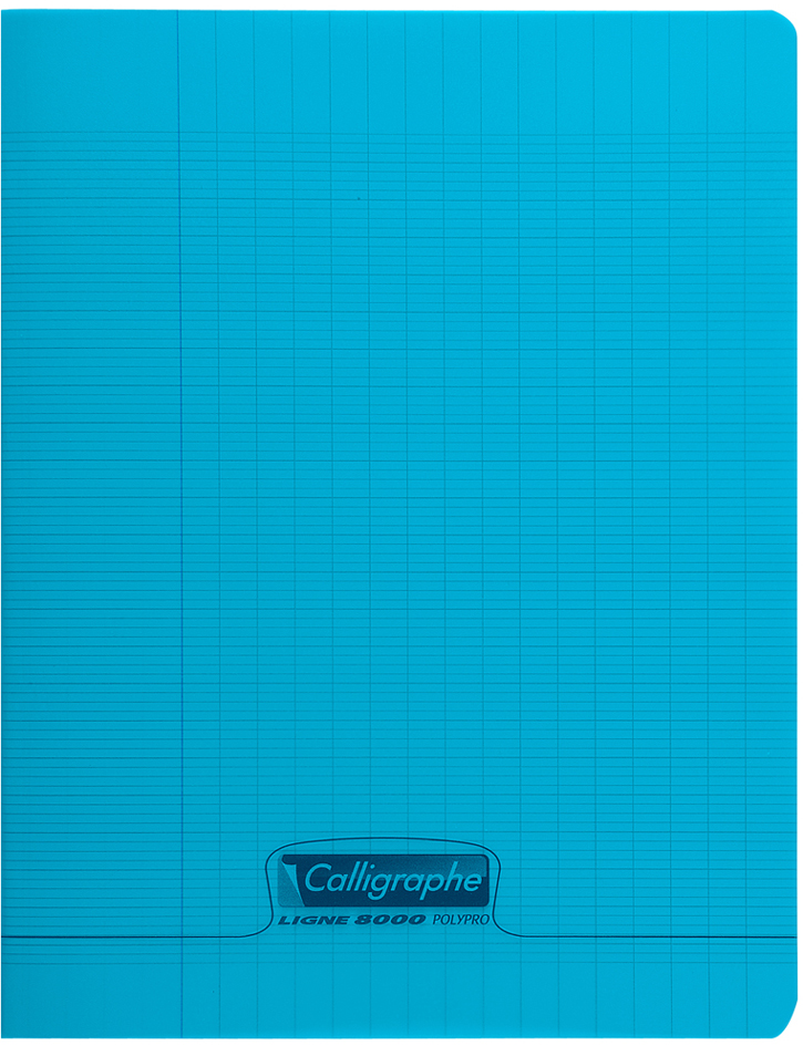 Visuel de référence: Cahier piqûre polypro, bleu