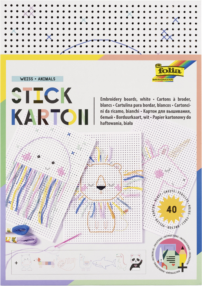 Carton à broder